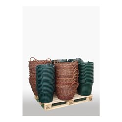 floraworld Gartenkorb Kunststoffu. W eide Classic FWDisplay