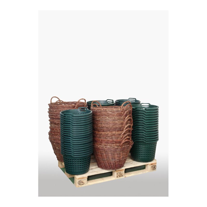 floraworld Gartenkorb Kunststoffu. W eide Classic FWDisplay