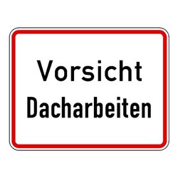 Zusatzschild blanko, 330x600mm Grund weiß - Rand schwarz RAL-Gütezeichen Folie RA1