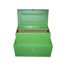 Stahlblechkoffer grün 690x360x310mm (H)