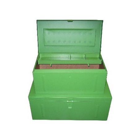 Stahlblechkoffer grün 690x360x310mm (H)