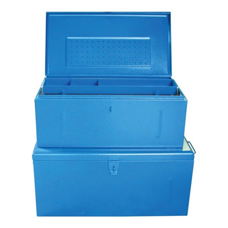 Stahlblechkoffer blau 830x440x340mm (H)