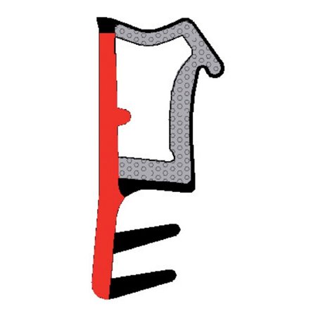 TRELLEBORG FT-Flügelfalzdichtung L3000 rustikal-braun,Nutbef. TSP-FOAM