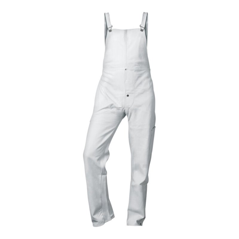 CRAFTLAND protection Schweißerlatzhose,Vollled er,Gr.M,natur