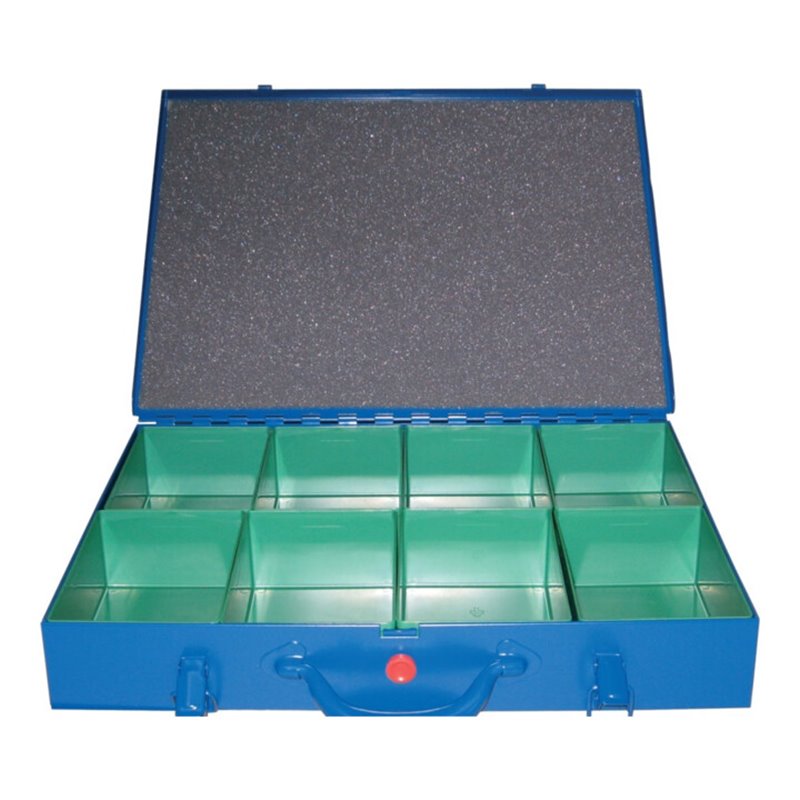 Sortimentskasten B440xT330xH66mm mit 8 Einsätzen