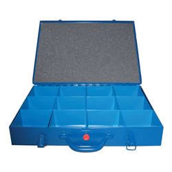 Sortimentskasten B440xT330xH66mm mit 12 Einsätzen