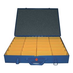Sortimentskasten B440xT330xH66mm mit 24 Einsätzen