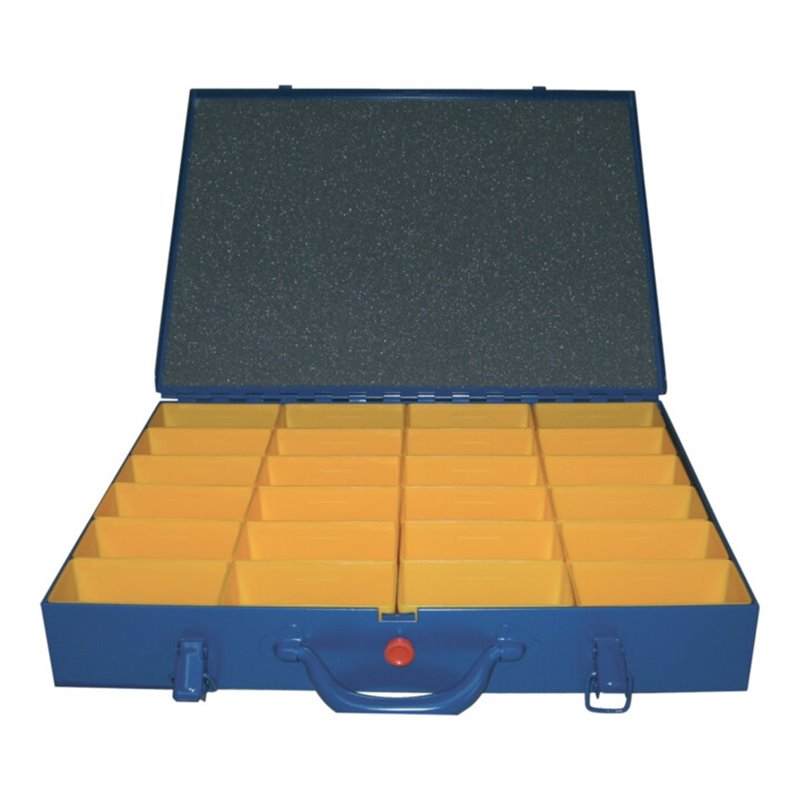 Sortimentskasten B440xT330xH66mm mit 24 Einsätzen