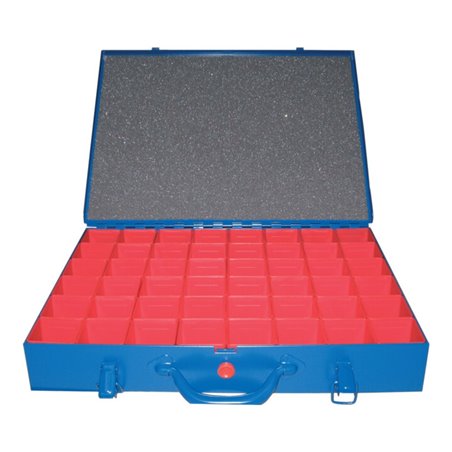 Sortimentskasten B440xT330xH66mm mit 48 Einsätzen