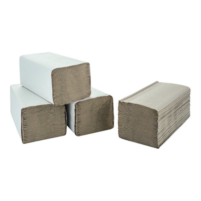 Falthandtücher natur Recyclingpapier