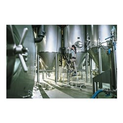 MUNK Aluminium-Arbeitspodest starr mit Handlauf