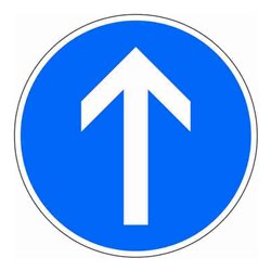 VKZ.209-30 Ronde 600mm RAL2 Fahtricht geradeaus