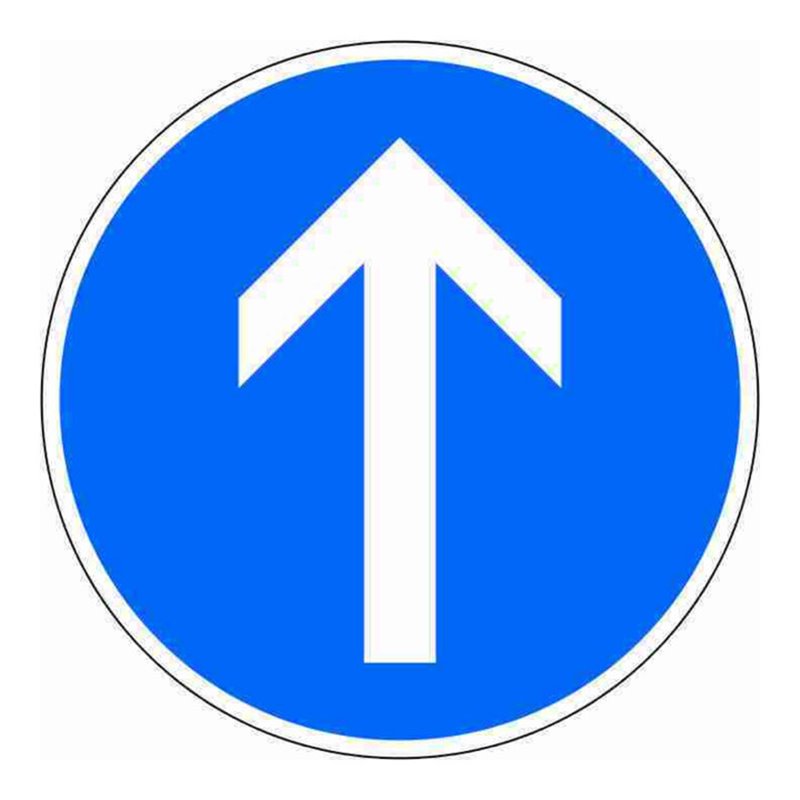 VKZ.209-30 Ronde 600mm RAL2 Fahtricht geradeaus