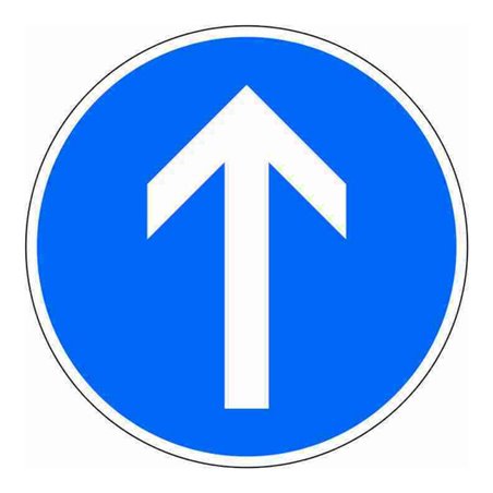 VKZ.209-30 Ronde 600mm RAL2 Fahtricht geradeaus