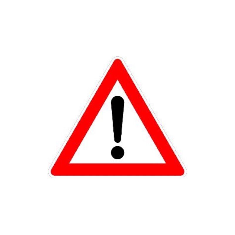 VKZ.101 Dreieck 900mm Gefahrenstelle RAL-Gütezeichen Folie RA2