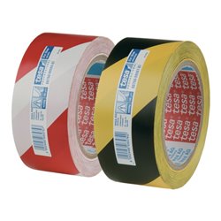 tesa 60760 Warnband rot/ weiß 33mx50mm