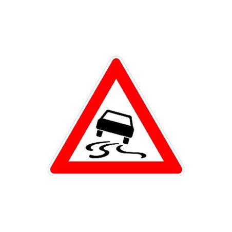 VKZ.114 Dreieck 900mm Schleudergefahr RAL-Gütezeichen Folie RA2