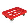 Transportroller B410xT610 mm rot Traglast 300kg
