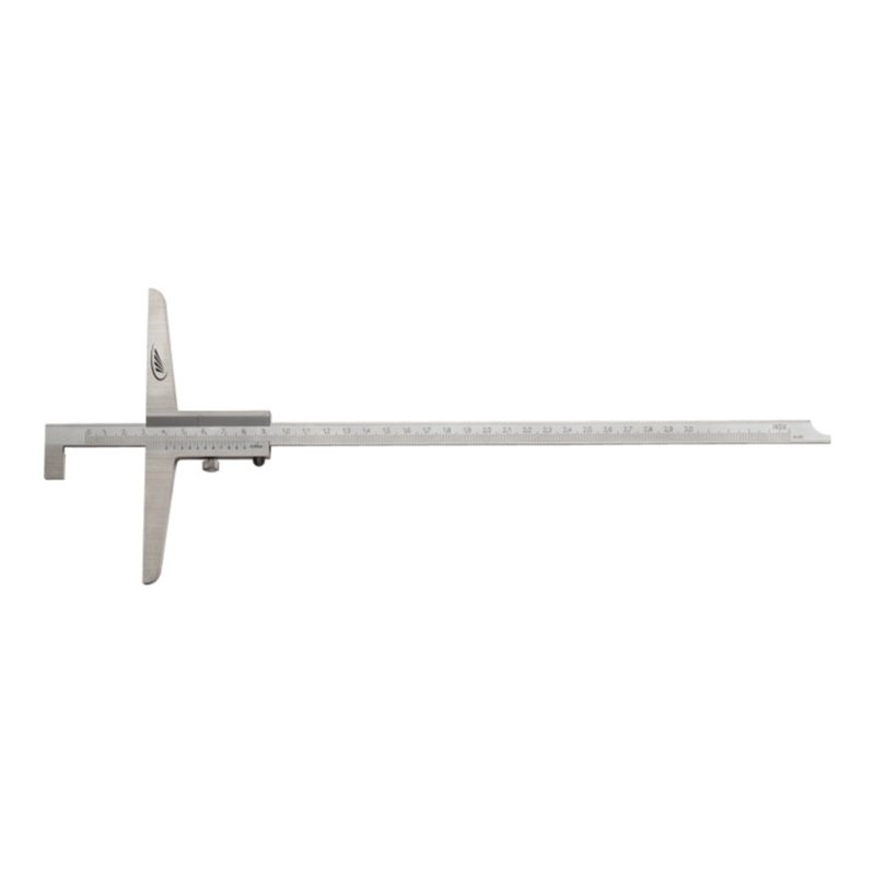 Helios Preisser Tiefenmessschieber mit abgesetztem Messstift 1/20 150x100mm