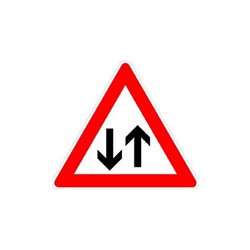 VKZ.125 Dreieck 900mm Gegenverkehr RAL-Gütezeichen Folie RA2