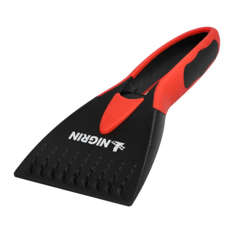 Nigrin Eisschaber sw/rt mit ergonischem Softgriff