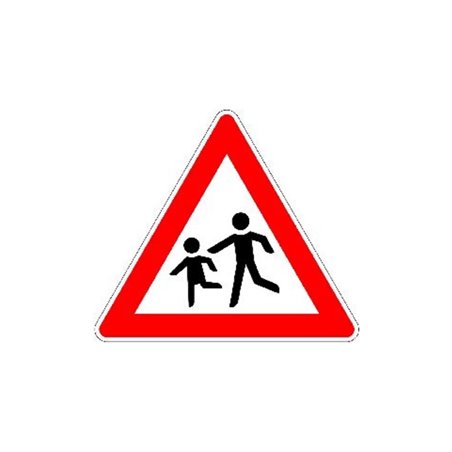 VKZ.136-10 Dreieck 900mm Kinder (rechts) RAL-Gütezeichen Folie RA2