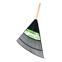 floraworld Laub-/Rasenbesen XL 140cm mit Stiel