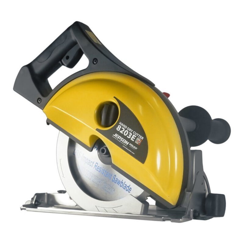 JEPSON POWER Akku-Metallhandkreissäge Hand Dry Cutter 8203E inkl. Sägeblatt u. Zubehör D203mm