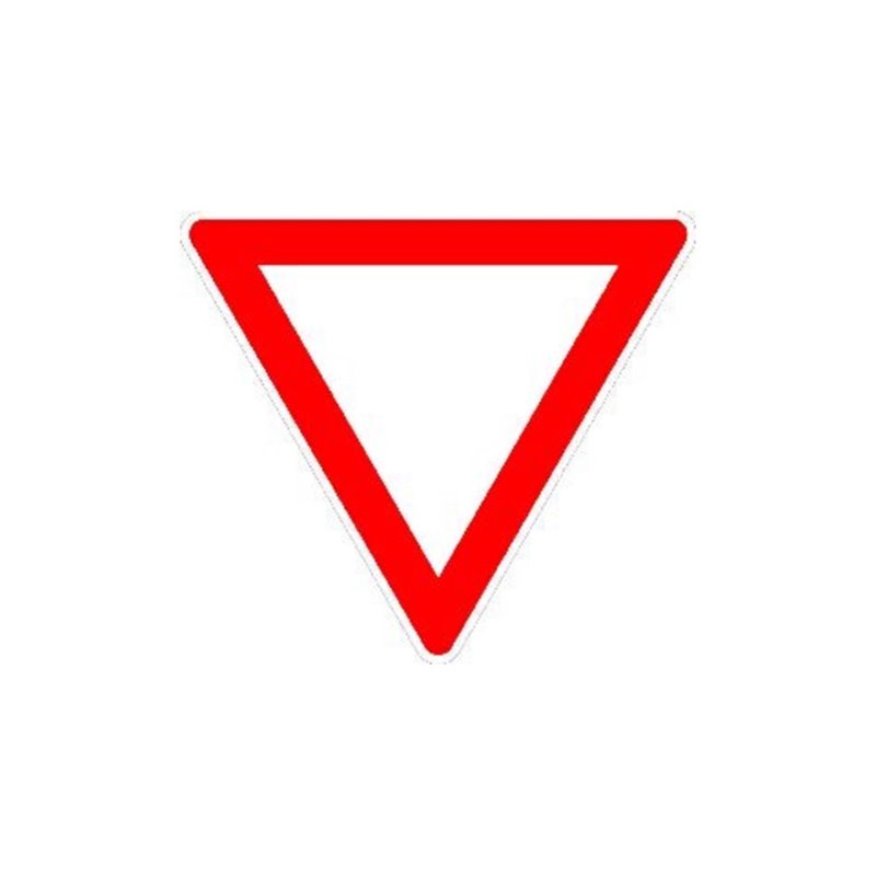 VKZ.205 Dreieck 900mm Vorfahrt gewähren RAL-Gütezeichen Folie RA2