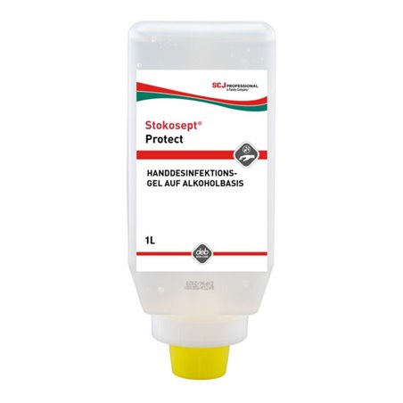 STOKOSEPT Protect Gel-Handdesinfektion 1 l Softflasche Alkoholbasis