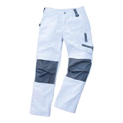 Excess Arbeitshose Champ, Gr. 50, weiß/grau