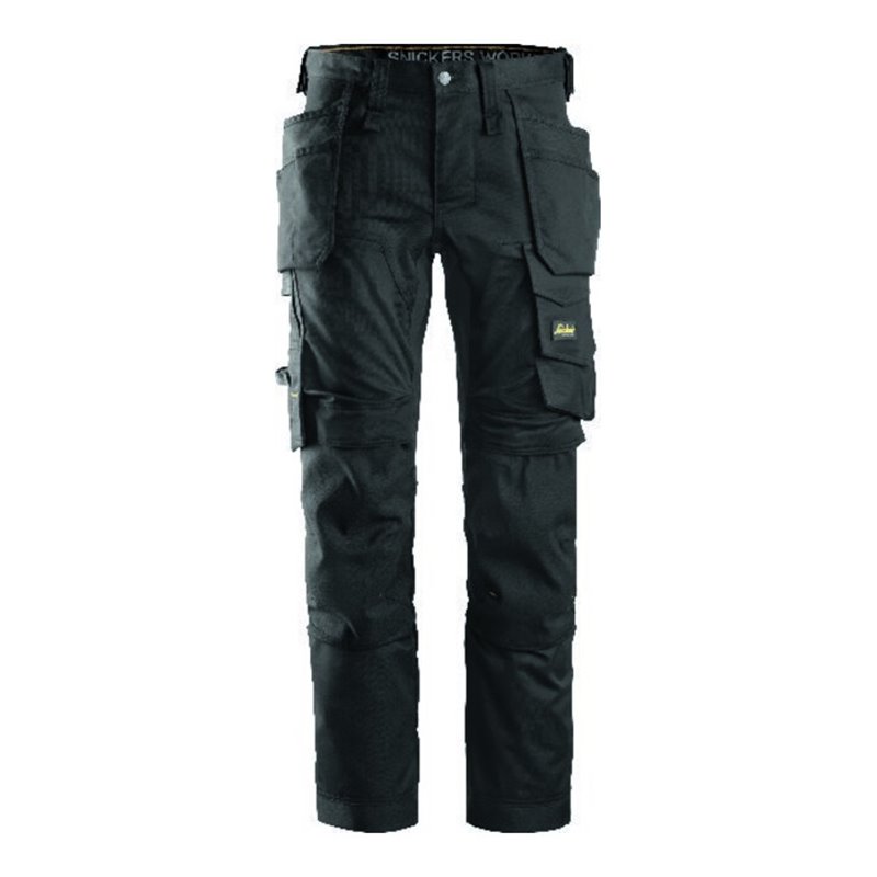 Snickers AW Stretch Hose mit HP 54, schwarz