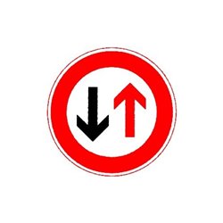 VKZ.211-10 Ronde 600mm Fahrtrichtung links RAL-Gütezeichen Folie RA2