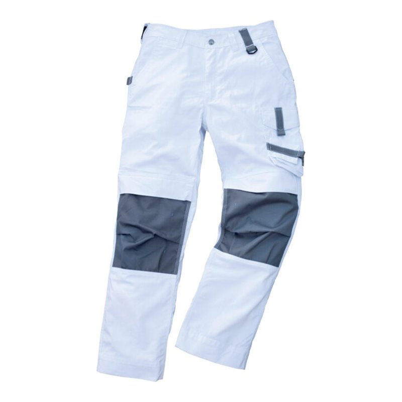 Excess Arbeitshose Champ, Gr. 56, weiß/grau