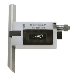 Helios Preisser Präzisions-Haarwinkel verschiebbares Lineal