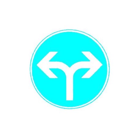 VKZ.214-30 Ronde 600mm Fahrtrichtung re/li RAL-Gütezeichen Folie RA2