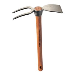 SHW Rex-Häckchen m.Breitblatt 2 Zinken, mit Stiel 40 cm