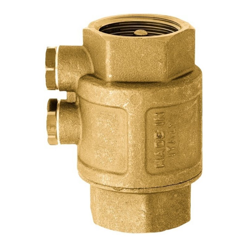 GEKA Zwischenventile, schwere Ausführung, mit Entleerungsschrauben MS, 2 x IG G1', SB