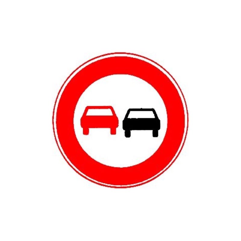 VKZ.276 Ronde 600mm Überholverbot RAL-Gütezeichen Folie RA2