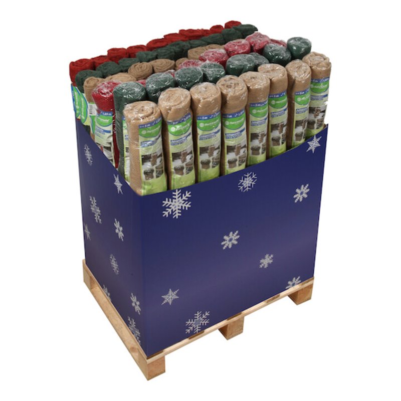 floraworld Jutevliesmatteu. -gewebe FWDisplay