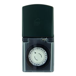 REV Zeitschaltuhr mechanisch Außen anthrazit-grün