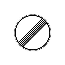 VKZ.282 Ronde 600mm Ende aller Verbote RAL-Gütezeichen Folie RA2