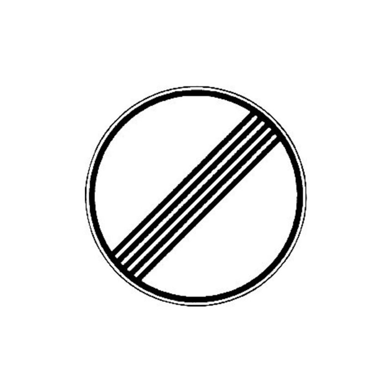 VKZ.282 Ronde 600mm Ende aller Verbote RAL-Gütezeichen Folie RA2