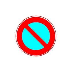 VKZ.286 Ronde 600mm Eingeschränkt Halteverbot RAL-Gütezeichen Folie RA2