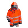 Elysee Warnschutzparka Herwin orange/grau Gr. XL