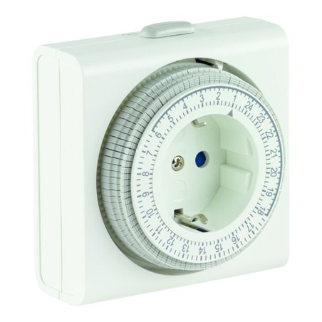 REV Zeitschaltuhr kompakt mechanisch weiß