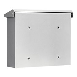 Burg-Wächter Briefkasten Amsterdam 867 Si Stahl silber verzinkt