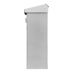 Burg-Wächter Briefkasten Amsterdam 867 Si Stahl silber verzinkt