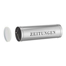 Burg-Wächter Zeitungsro. mit Deckel, 800 Si zum Anschrauben Stahlblech verzinkt