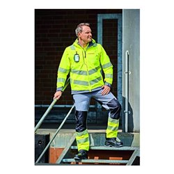 Elysee Warnschutzparka Arwid gelb/grau Gr. L